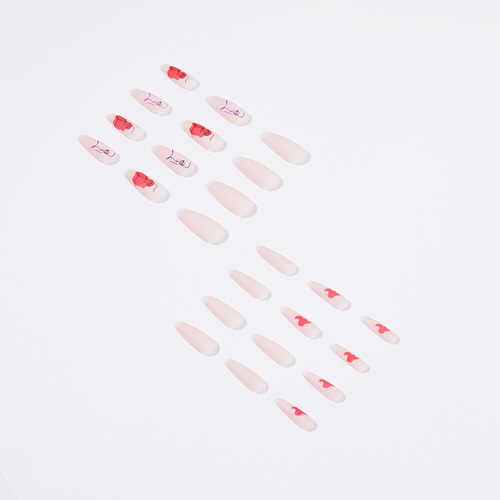 Abstract face series wearable nail art color block beauty nail art line nail stickers wearable nail wholesale