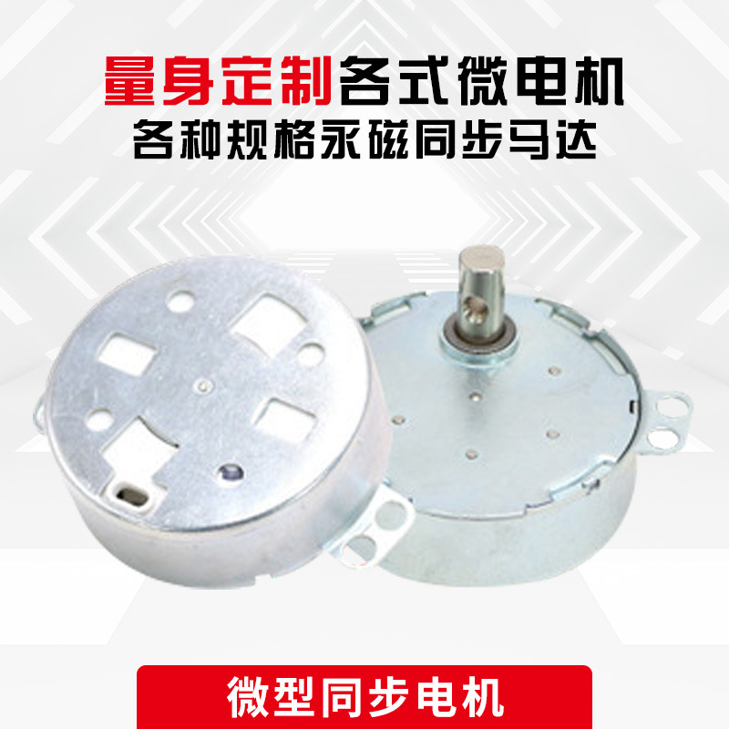 永磁同步电机风扇小电机榨汁机马达6V至220V小型电机榨汁机电机