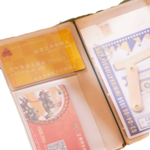 Traveler's notebook PVC zipper storage bag TN accessories business card receipt bag translucent hand ledger inner core