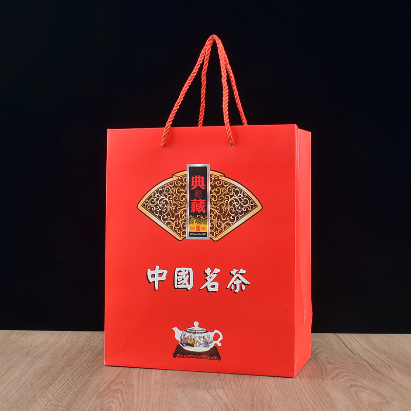 Bolsa de té china, té negro, té verde, bolsas de regalo de té, papel, 500g.
