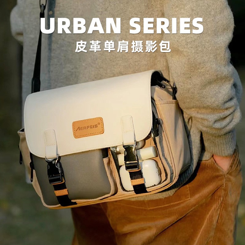 ALFIS 카메라 가방 단일 어깨 남성용 방수 마이크로 단일 카메라 보호 사첼 여성용 보관 가방 휴대용 사진