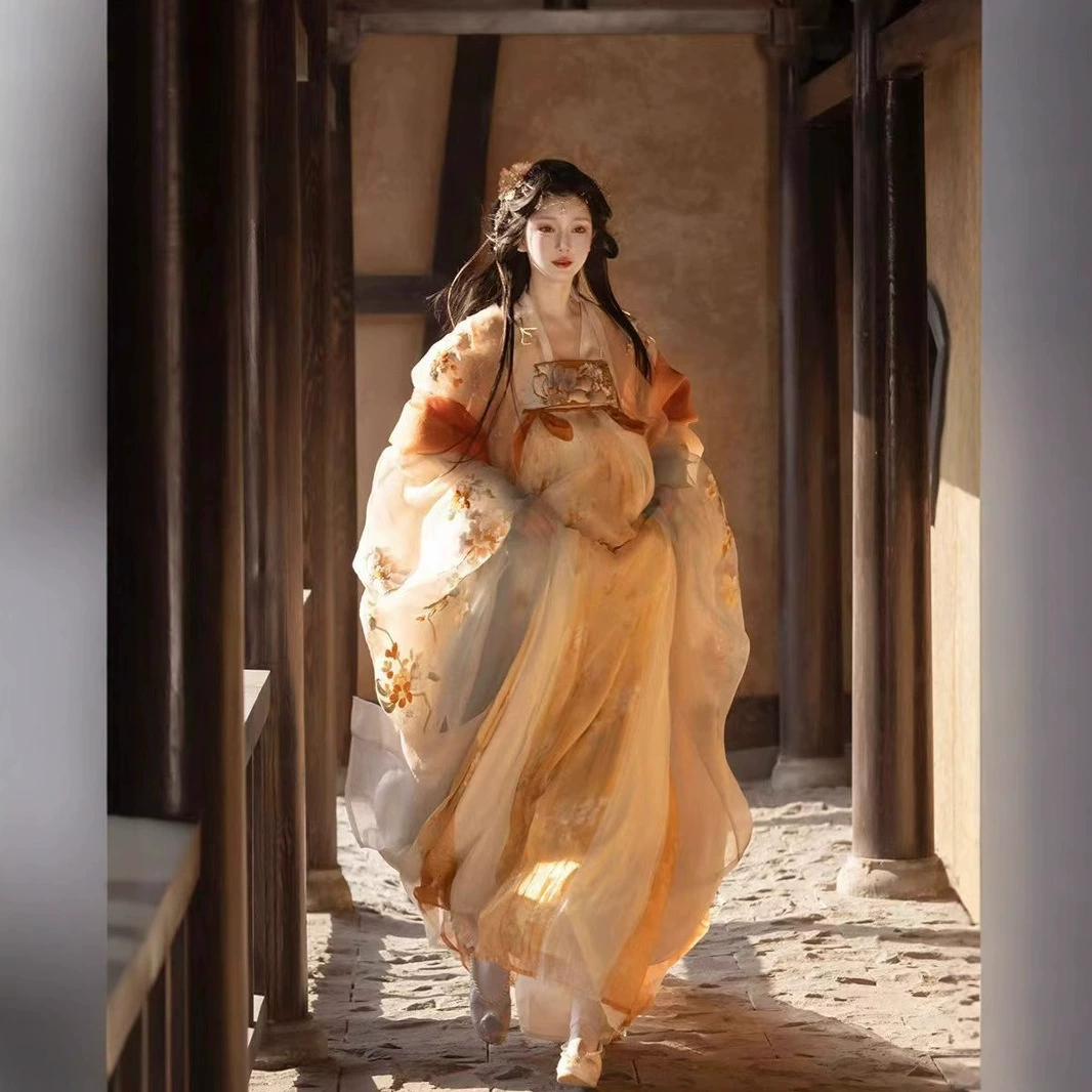 Нефритовая песня Hanfu женская оригинальная юбка в стиле Тан