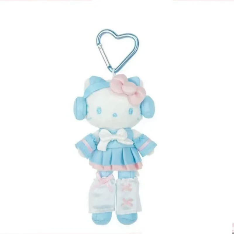 三里偶少女心長脚ユニコーン人魚貴婦人天使猫ぬいぐるみキーホルダー