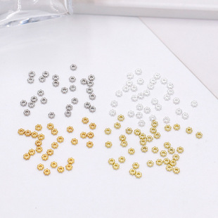 �18K���4mmѩ��Ƭ��Ƭ 14K�����黨������朸�DIY�Ʒ���