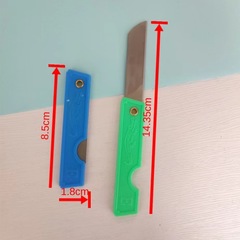 老式摺疊銀色鐵皮小刀批發削鉛筆割快遞刀小刀鋒利美工小刀文具