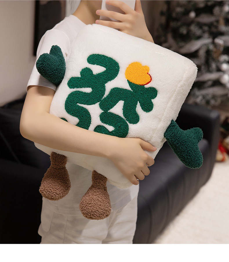 Creative Mahjong Pillow Fortune Stuffed Toy Dice Doll Home Sofa Cushion Funny Birthday Gift Batch