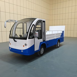 Explosion-Proof Transfer Truck Four-Wheel Electric Forklift Truck with Hydraulic Tailgate Unloading Closed Battery Truck Factory