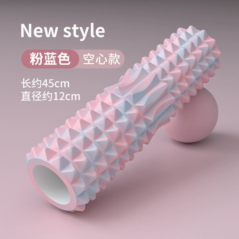Solid foam roller Crescent yoga column roller массаж артефакт бытовой двухсегментная система расслабления мышц ног