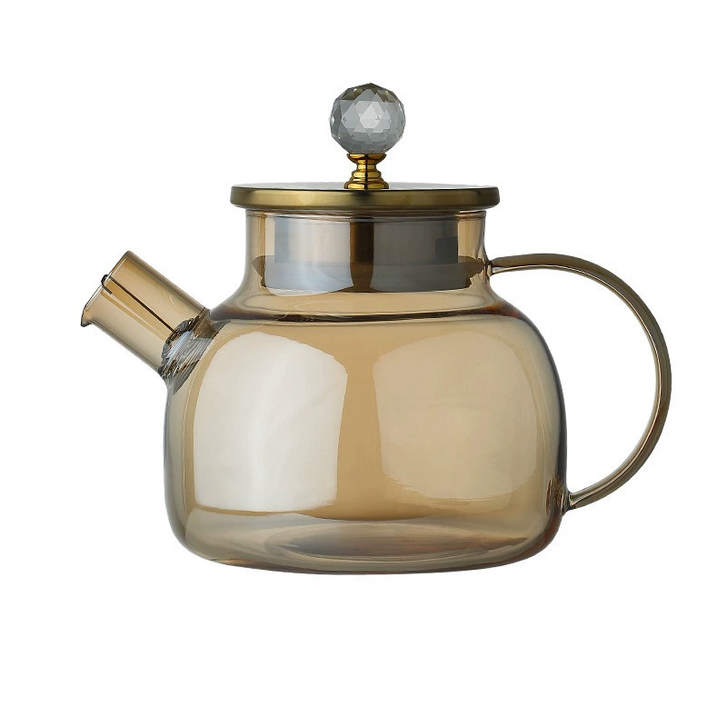 Fashionable glass capacious teapot