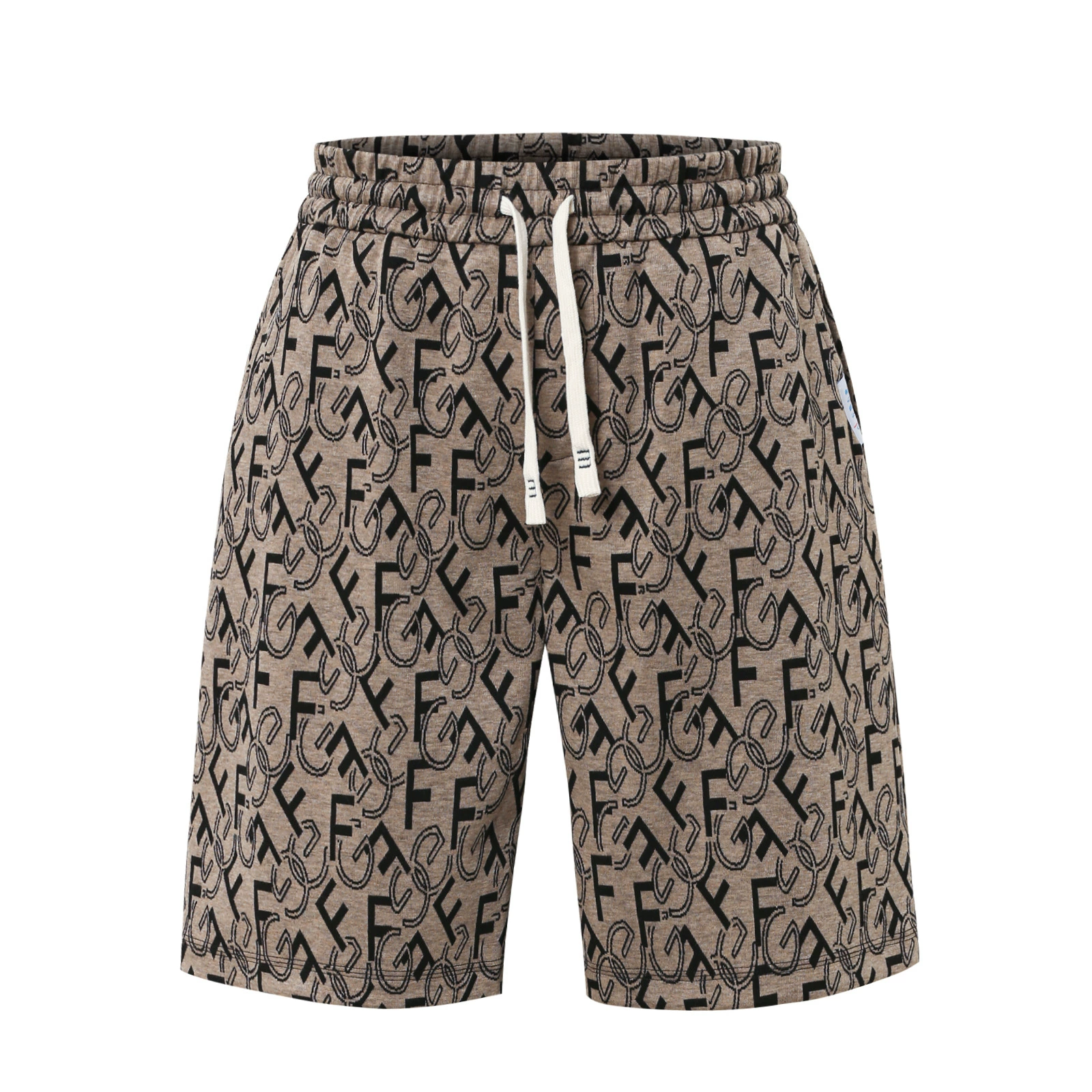 Мужские спортивные шорты 2025 года, летние, уличные, хип-хоп, микроэластичные, свободные, на резинке, пятикарманные, для отдыха