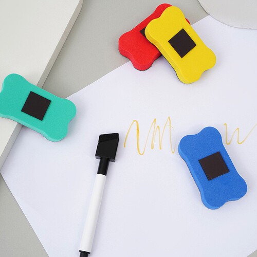 Whiteboard magnetic felt flannel magnetic blackboard sassafras magnetic whiteboard eraser office learning cute board sassafras sponge eraser