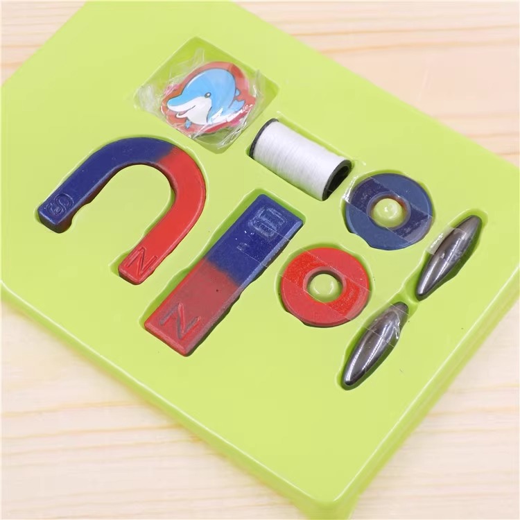 Korean version of physics teaching magnet science experiment suit strong magnet children U-shaped long bar magnet magnet magnet