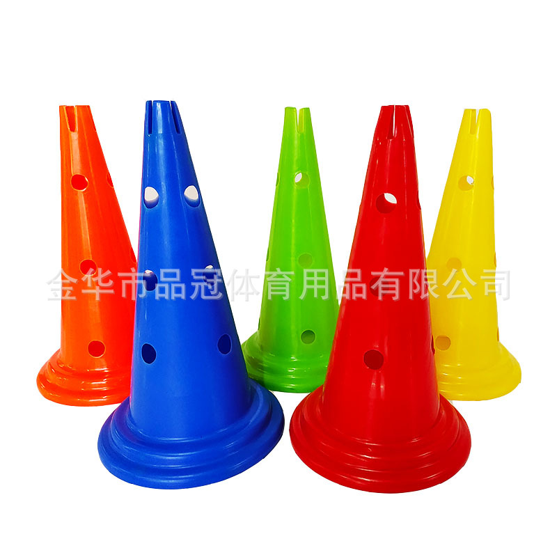 Logo cubo de entrenamiento de fútbol equipo obstáculo cubo de plástico tubo de helado engrosamiento 18/23/32/38/48cm cubo cónico