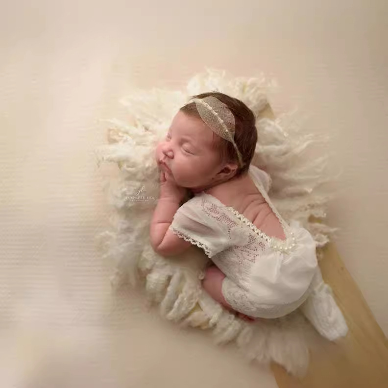 Cross-border foreign trade newborn photography clothing baby photo clothing lace mesh clothes baby studio clothes