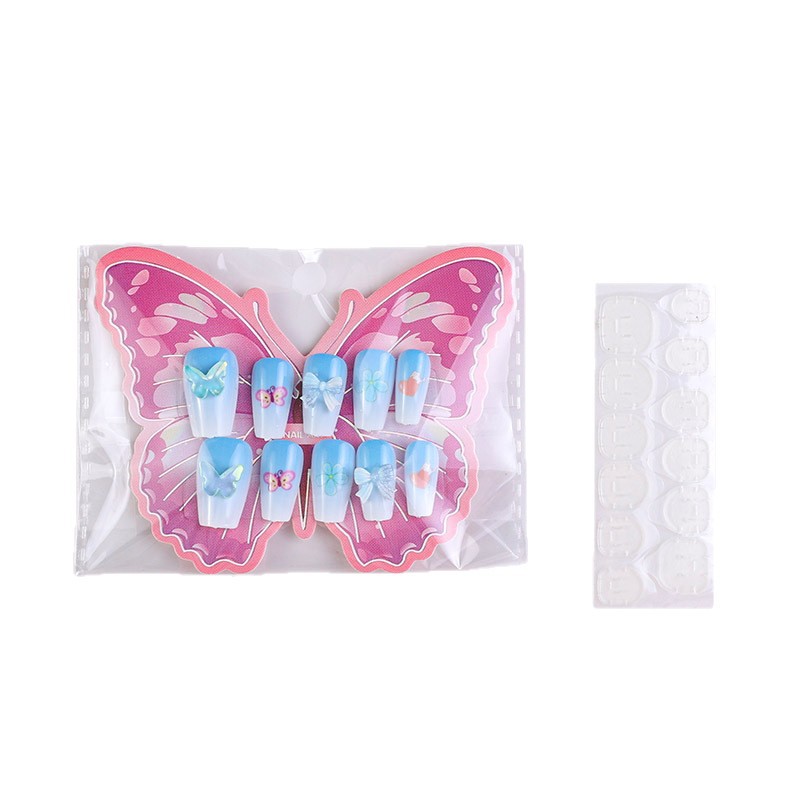Nuevos productos hechos a mano para usar uñas mariposa parche de manicura mariposa accesorios de dibujos animados para usar uñas falsas tridimensionales terminadas image 6