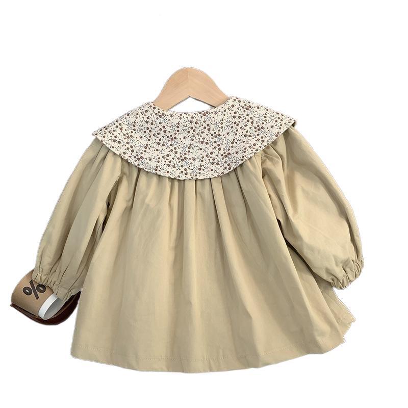 Girl's Coat Spring 2025 New Children's Clothing Western Style Fashionable Children's Jacket Baby's Jacket Children's Windbreaker Spring