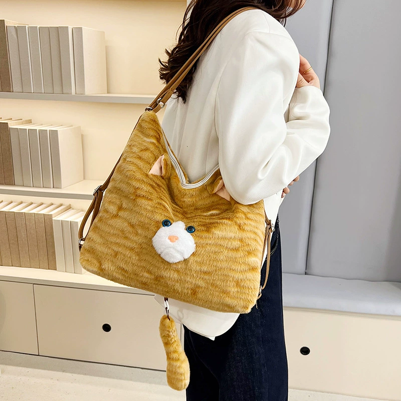 Demi-season cute shoulder bag, capacious backpack one shoulder