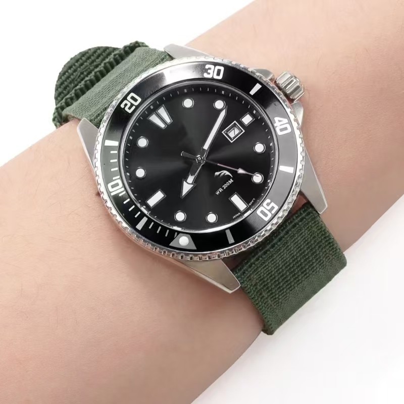 Fábrica al por mayor correa de lona de nylon deportiva al aire libre correa de reloj suave 16 18 20 22 24