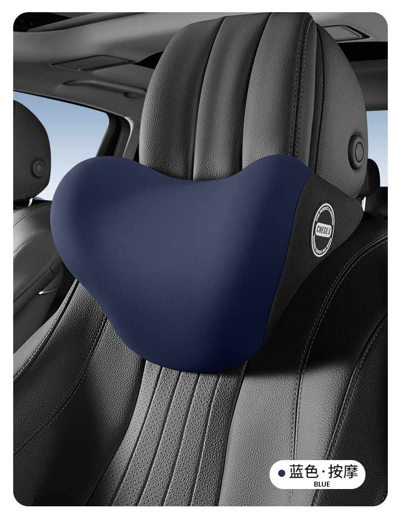Car Electric Massage Back Cushion Memory Foam Back Cushion Waist Support Chair Waist Protection Sedentary Artifact Pillow