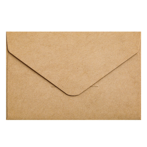 Retro square mini envelope fresh kraft paper envelope small greeting card ins storage love letter envelope wholesale