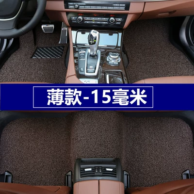 for Cars, Easy to Wash, Quick-Drying, Ayaqaltılar (Kovriklər) - thin-coffee-15mm-complete-set-of-five-seats-customized-car