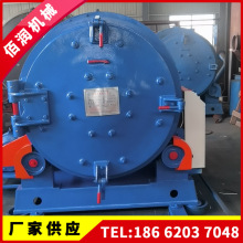 铸造厂用滚筒式小型铸件清砂机 滚筒翻转式除锈抛丸机