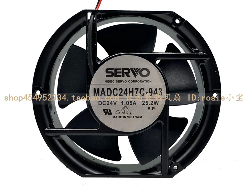 伺服SERVO MADC24H7C-943 24V 1.05A 17cm 17251 变频器 散热风扇