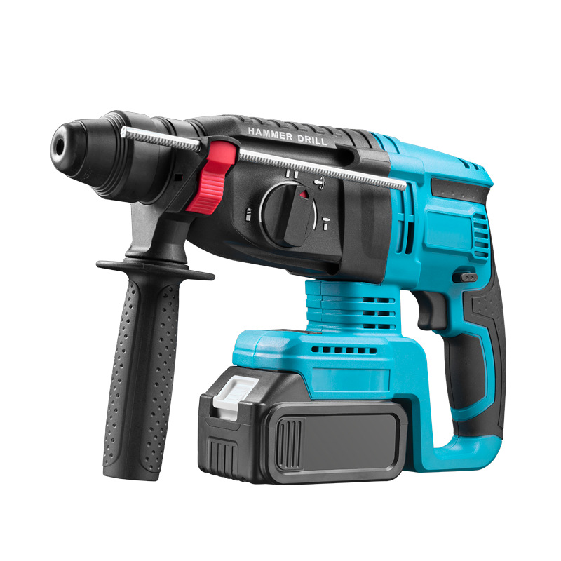 家用装修手持轻型冲击钻大功率无刷电锤拆除钻孔充电式锂电电锤