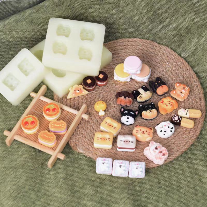 小さな鼻のピンチモールド漫画食品おもちゃモールドコレクション手作り石膏ピンチシリコンモールド|undefined