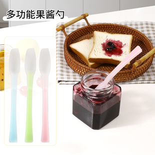 Japanese Imported Echo Jam Scraper Dumpling Spoon Silicone Spoon Silicone Scraper Dumpling Spoon Japanese Kitchenware