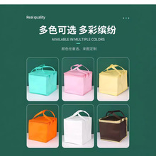 现货蛋糕保温袋大容量批发奶茶快餐外卖无纺布手提保温包海鲜保冷