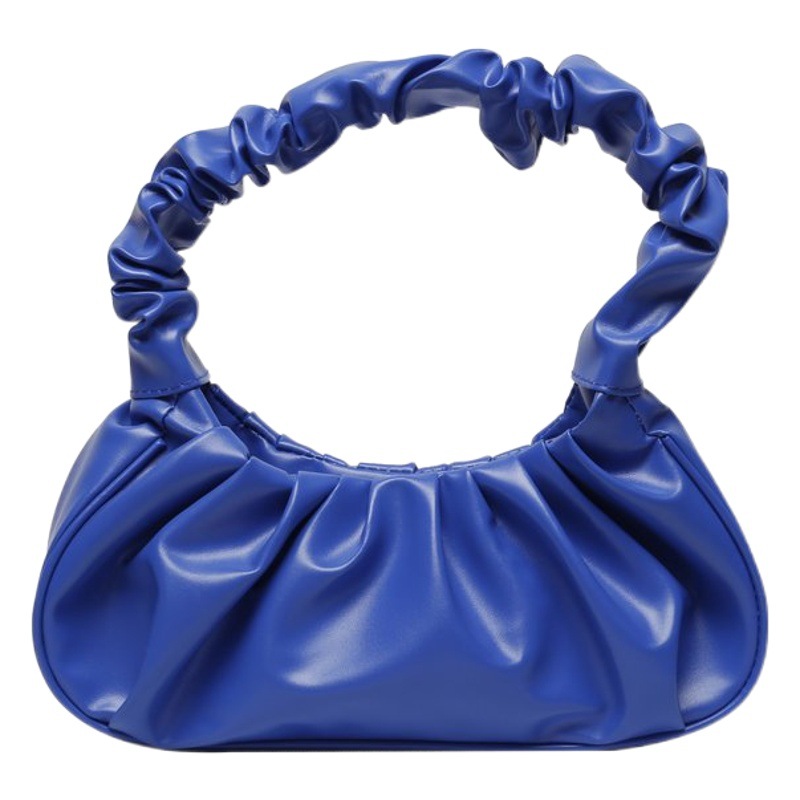 Summer Satchel Armpit Bag for Women 2025 New Korean Style Fashion Shoulder Bag for Girls Pleated Simple Small Square Bag
