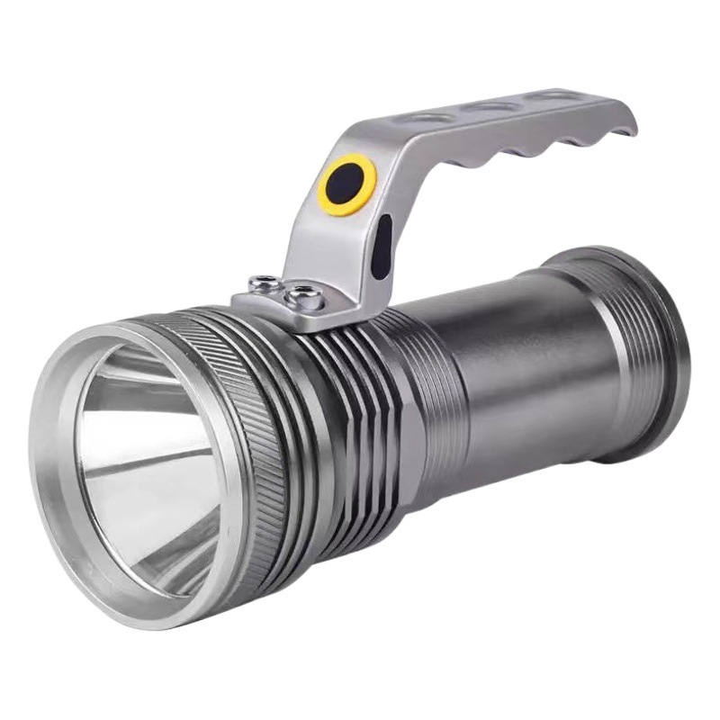 Linterna de luz fuerte recargable de alta potencia de largo alcance súper brillante reflector de emergencia multifuncional al aire libre lámpara de minero portátil hogar