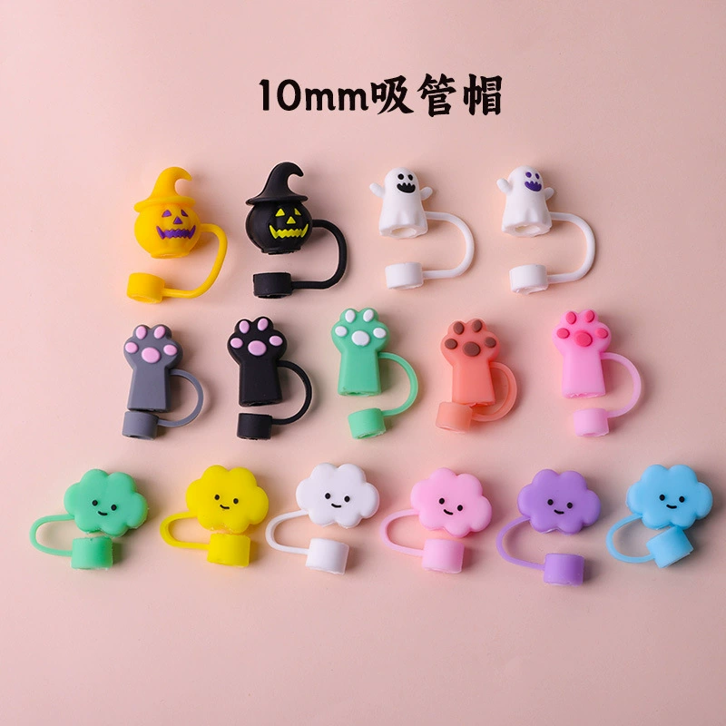 (Cross-border trading), cute ecological dustproof straw, Amazon, 10mm