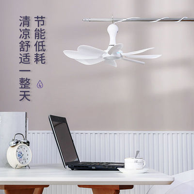 Ceiling fan dormitory dorm Mosquito net Fan The bed Mini Clip Fan household Breeze electric fan On behalf of Amazon