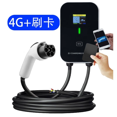 Elektrikli avtomobil şarj stansiyaları Engineering Project Factories - gbt4g-color-screen-operation-swipe-card-version-no-2-charging-pile-3m