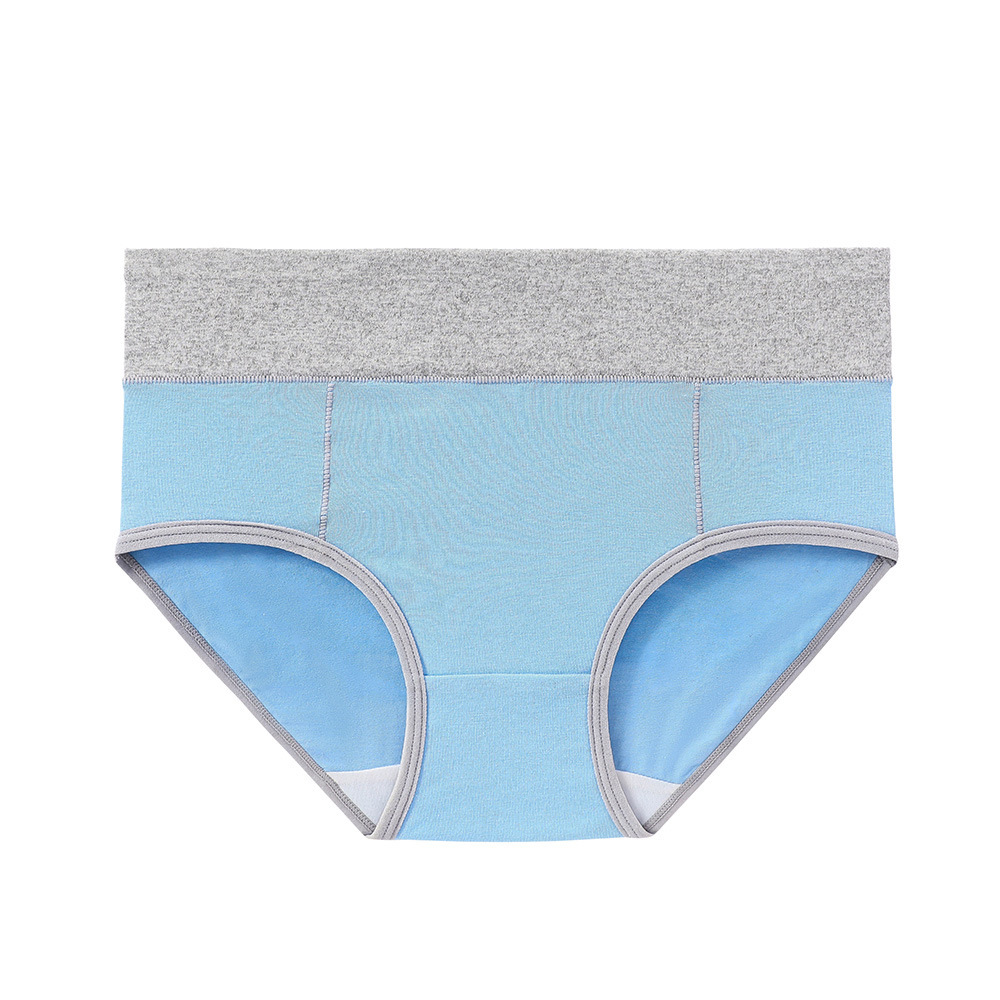 Color Block High Waist Briefs Panties display picture 15