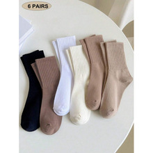 N 76871 Women's All-match Mid-calf Socks Ůʿ�ٴ���Ͳ����