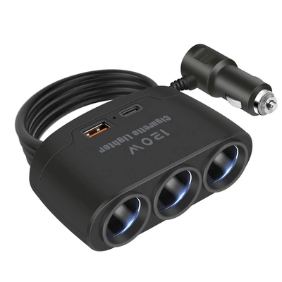 Car Cigarette Lighter Conversion Plug: Siqaret yandırıcısı
