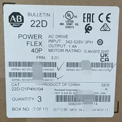 Совершенно новый оригинальный преобразователь частоты AB 22DD1P4N104 22D-D1P4N104 серии PF40P