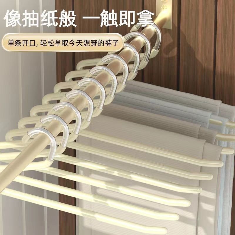 鹅型裤架家用挂裤子衣架无痕裤夹防滑2形Z字衣柜内置收纳|undefined