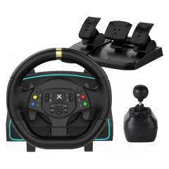 1080度レーシングゲーム共通シミュレータハンドル互換PC/PS3/switch/androidオールインワン