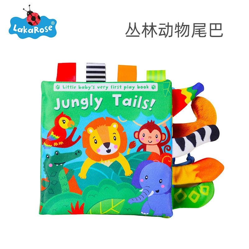 Cloth book, interactive toy, early education, training, English