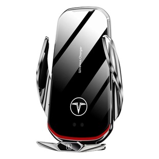 Новый T18 Magic Clip Smart 15 Вт автомобильный мобильный телефон беспроводной зарядный кронштейн навигационный кронштейн источник прямых продаж с завода