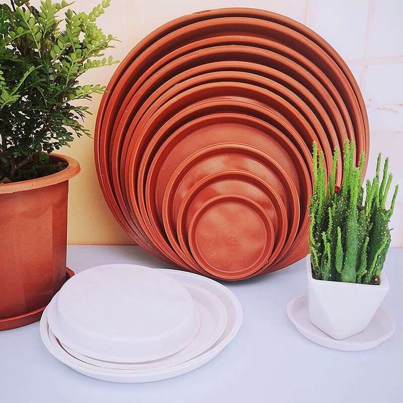 Flower pot Tray circular Plastic Then water durable Scindapsus Size move Bottom Tray Faceplate