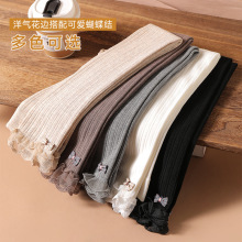 2023女童打底裤春秋薄款精梳棉宝宝大童外穿洋气儿童九分裤配裙子