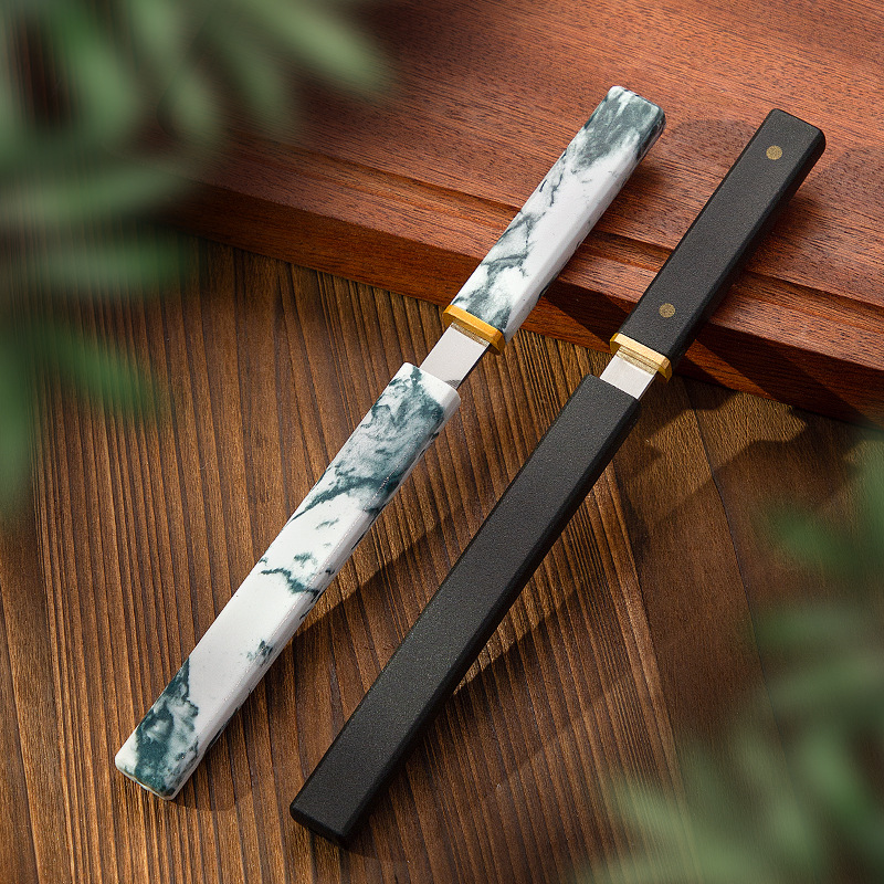 Camping cuchillo afilado cuchillo recto cuchillo de frutas de alta dureza cuchillo de supervivencia de barbacoa al aire libre cuchillo de supervivencia salvaje Nanmu