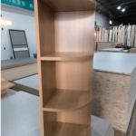 ENF/E0实木弧形转角柜置物架衣柜边柜三角拐角柜墙角扇形18mm板厚