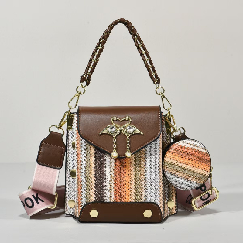 Bolsas de moda de verano versátiles 2025, nuevas bolsas de hombro, bolsas de mochila de damas, bolsas transfronterizas