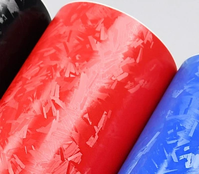 Cross-Border Hot Selling Pet Forged: Auto Color Change Film - forged-carbon-fiber-red-3050cm